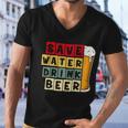 Beer Save Water Drink Beer Vintage Retro Funny Drinking Men V-Neck Tshirt
