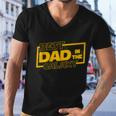 Best Dad In The Galaxy Movie Parody Logo Tshirt Men V-Neck Tshirt
