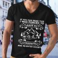 Camping Cool Gift Tenting Campfire Camp Hiking Trekking Camping Gift Graphic Design Printed Casual Daily Basic Men V-Neck Tshirt