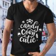 Candy Corn Cutie Halloween Quote V4 Men V-Neck Tshirt