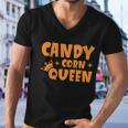 Candy Corn Queen Halloween Quote V3 Men V-Neck Tshirt