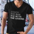 Coach The Man The Myth The Legend Men V-Neck Tshirt