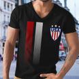 Cool Usa Soccer Jersey Stripes Tshirt Men V-Neck Tshirt