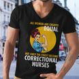 Correctional Nurse Tshirt Men V-Neck Tshirt