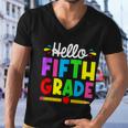 Cute Hello Fifth Grade Outfit Happy Last Day Of School Gift Men V-Neck Tshirt