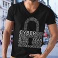 Cyber Security V2 Men V-Neck Tshirt