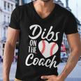 Dibs On The Coach Funny Baseball Heart Cute Mothers Day Tshirt Men V-Neck Tshirt