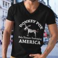 Donkey Pox Only Disease Destroying America Anti Liberal Men V-Neck Tshirt