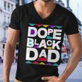 Dope Black Dad V2 Men V-Neck Tshirt