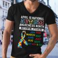 Every Month Is Autism Month Men V-Neck Tshirt