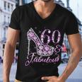 Fabulous & 60 Sparkly Shiny Heel 60Th Birthday Tshirt Men V-Neck Tshirt