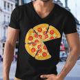 Family Matching Pizza With Missing Slice Parents Tshirt Men V-Neck Tshirt