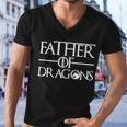 Father Of Dragons Funny Fathers Day Tshirt Men V-Neck Tshirt