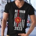 Firefighter Retired FirefighterShirt Fire Fighter Retirement Shirt Men V-Neck Tshirt