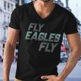 Fly Eagles Fly Fan Logo Tshirt Men V-Neck Tshirt