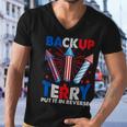 Fouth 4Th Of July Back Up Terry Put It In Reverse Men V-Neck Tshirt