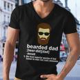 Funny Bearded Dad Definition Tshirt Men V-Neck Tshirt