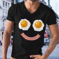 Funny Breakfast Bacon And Eggs Tshirt Men V-Neck Tshirt