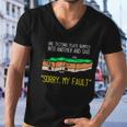 Funny Earth Science Pun Plate Tectonic Geology Men V-Neck Tshirt