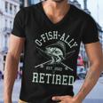 Funny Fishing Ofishally Retired Est 2022 Tshirt Men V-Neck Tshirt