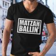 Funny Jewish Matzah Ballin Matzo Ball Soup Hanukkah Men V-Neck Tshirt