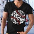 Funny Polka Dot Baseball Lover Player International Dot Day Men V-Neck Tshirt