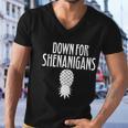 Funny Swingers Gift Down For Shenanigans Pineapple Swinger Party Gift Tshirt Men V-Neck Tshirt