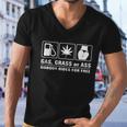 GasGrass Or Ass Men V-Neck Tshirt