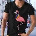 Gay Flamingo Tshirt Men V-Neck Tshirt