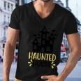 Haunted House Funny Halloween Quote V4 Men V-Neck Tshirt