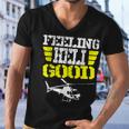 Helicopter Pilot Flight Medic Funny Feeling Good Men V-Neck Tshirt