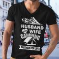 Husband And Wife Camping Partners For Life Tshirt Men V-Neck Tshirt
