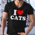 I Heart Cats - I Heart Cats  I Love Cats  Men V-Neck Tshirt
