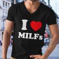 I Love Heart Milfs And Mature Sexy Women Men V-Neck Tshirt