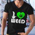 I Love Weed Fun Tshirt Men V-Neck Tshirt