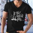 If The Shoe Fits Funny Halloween Quote Men V-Neck Tshirt