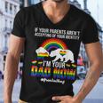 If Your Parents Arent Accepting Im Dad Now Of Identity Gay Men V-Neck Tshirt