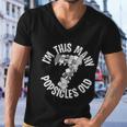 Im This Many Popsicles Old Funny Popsicle Birthday Gift Men V-Neck Tshirt