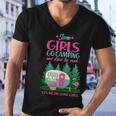 Its Me Im Some Girls Go Camping And Drink Too Much Men V-Neck Tshirt