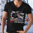 Joe Biden Falls Off His Bike Funny Biden Bike Men V-Neck Tshirt