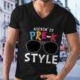 Kickin It Prek Sunglass Style Back To School Men V-Neck Tshirt