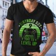 Kids 9Th Birthday Boy Time To Level Up 9 Years Old Boys Cool Gift Men V-Neck Tshirt