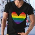 Left Time Lgbt Gay Pride Lesbian Bisexual Ally Quote Men V-Neck Tshirt