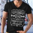 Legends Were Born In September 1982 40Th Birthday Gifts Men V-Neck Tshirt