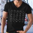 Math Equation Algebra Poses Graph Figures Men V-Neck Tshirt