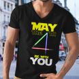 May The 4Th Be With You Lightsaber Tshirt Men V-Neck Tshirt