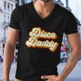 Mens Disco Daddy Retro Matching 60S 70S Party Costume Dad Men V-Neck Tshirt
