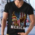 Merica Bald Eagle Mullet 4Th Of July American Flag Patriotic Meaningful Gift Men V-Neck Tshirt