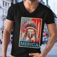 Merica Eagle Mullet 4Th Of July Vintage American Us Flag Gift Men V-Neck Tshirt