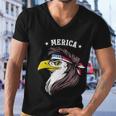 Merica Funny Gift Funny Eagle Mullet Funny Gift 4Th Of July Funny Gift Patriotic Men V-Neck Tshirt